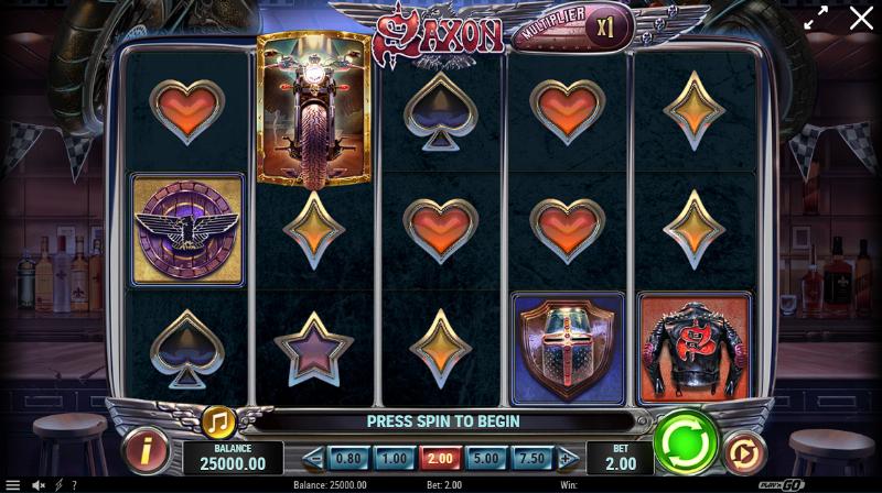 Saxon slot game artwork
