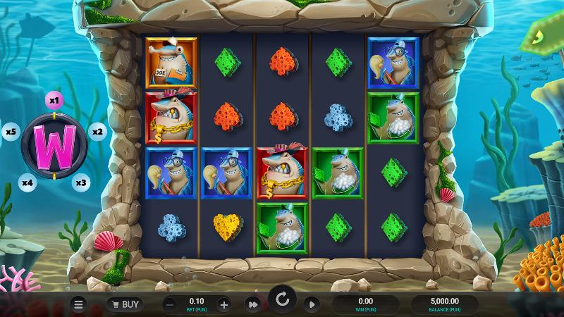 Shark Wash slot game artwork