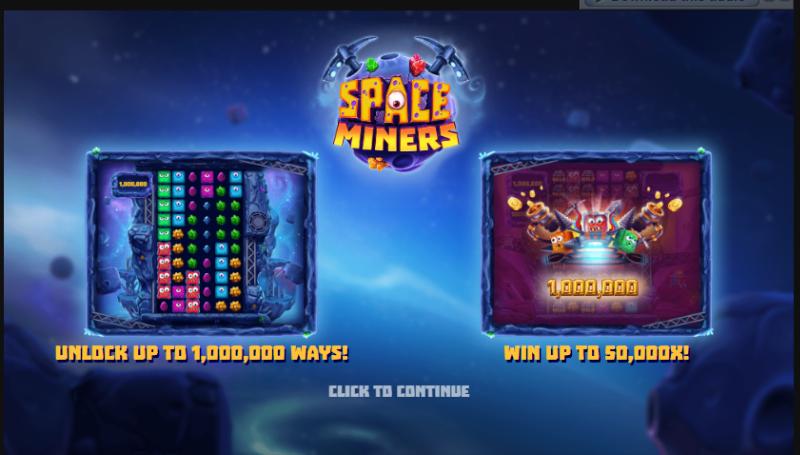 Space Miners slot game artwork