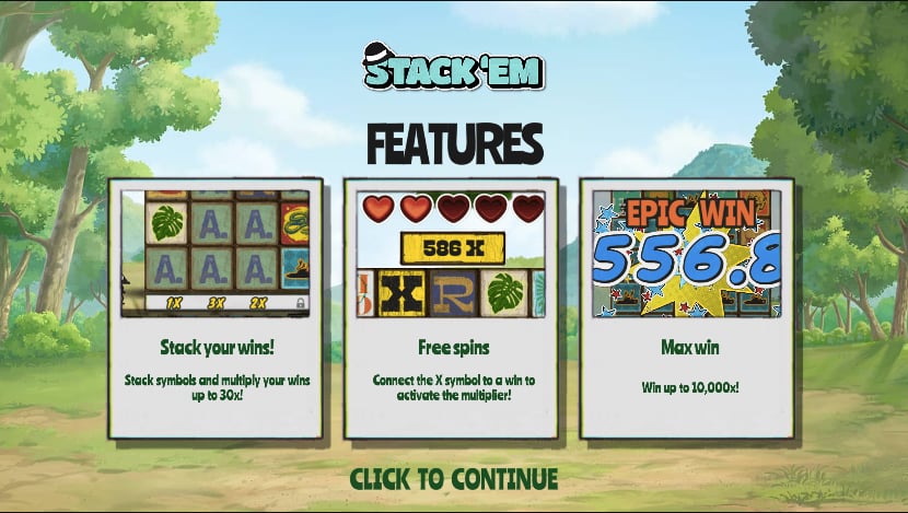 Stack Em slot game artwork
