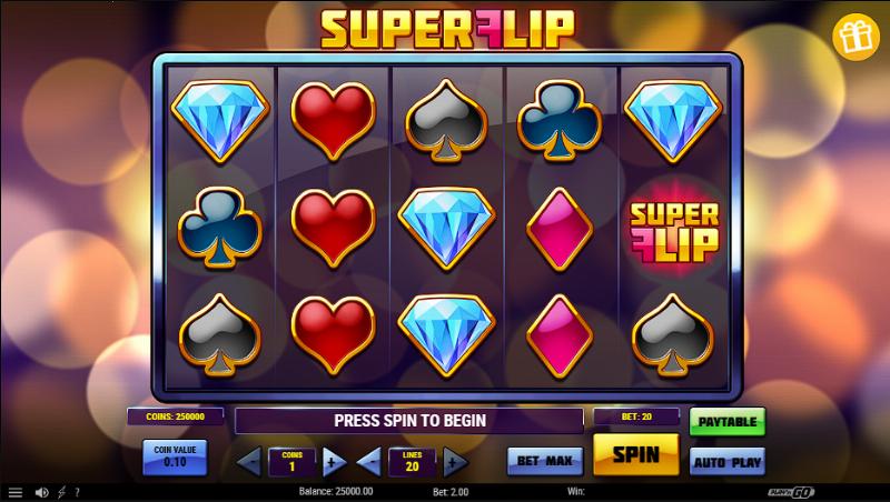 Super Flip slot game artwork
