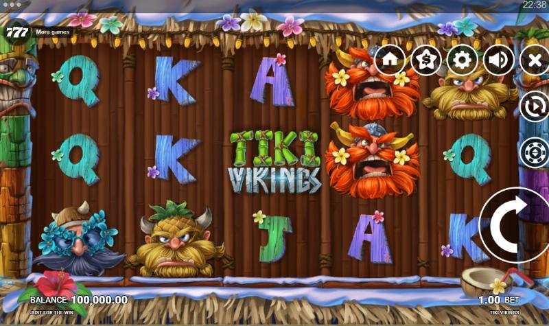 Tiki Vikings slot game artwork
