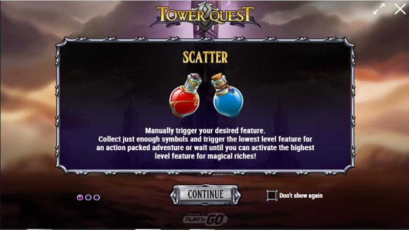 Tower Quest slot game artwork