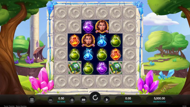 Tower Tumble slot game artwork
