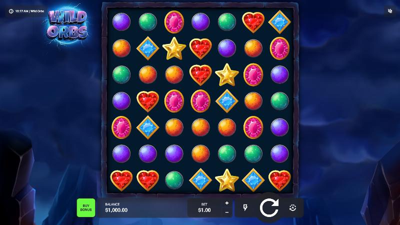 Wild Orbs slot game artwork