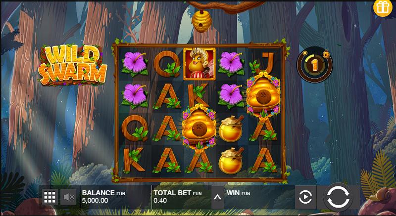 Wild Swarm slot game artwork