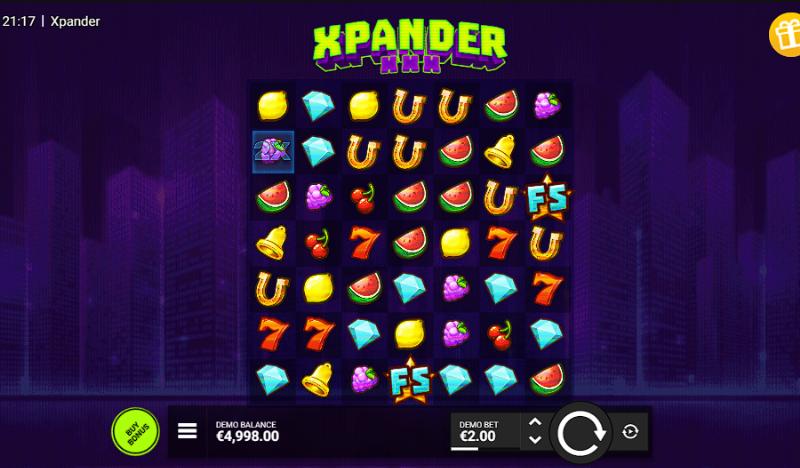 Xpander slot game artwork