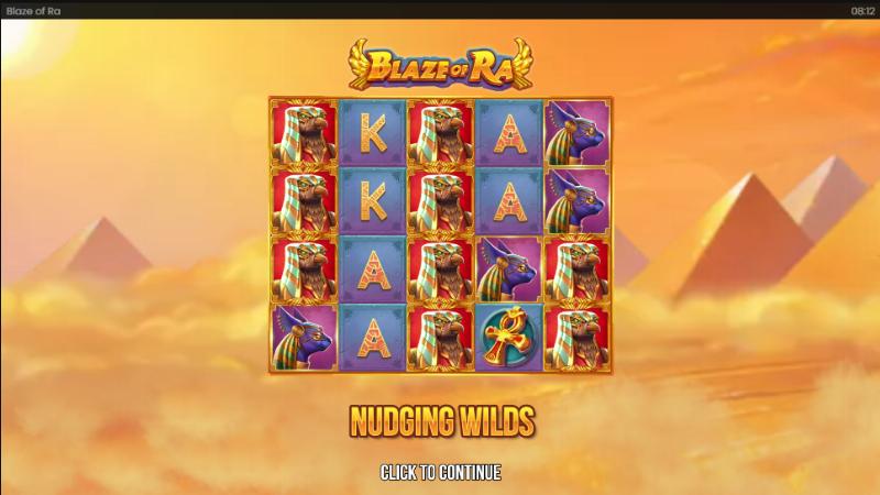 Blaze Of Ra slot game artwork