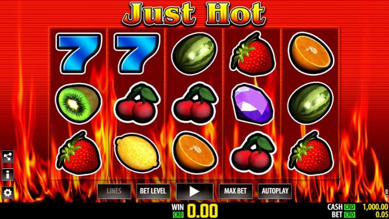 Just Hot Hd slot game artwork