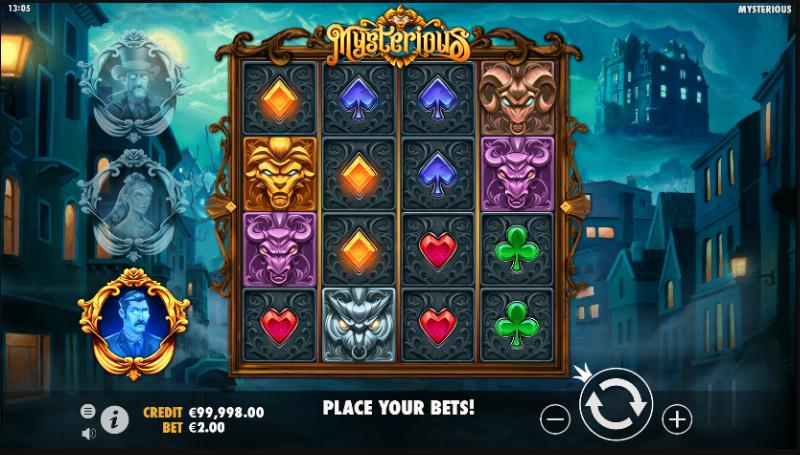 Mysterious slot game artwork