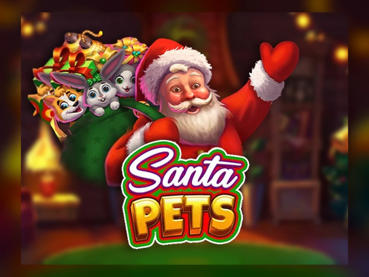 Santa Pets slot game artwork
