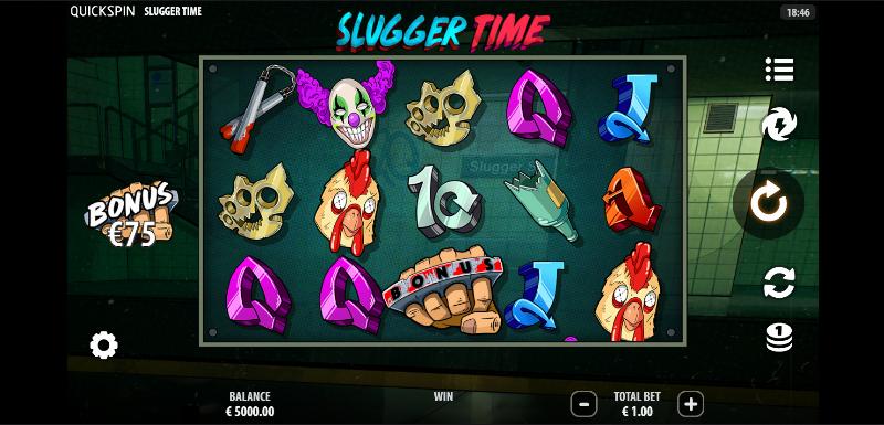 Slugger Time slot game artwork