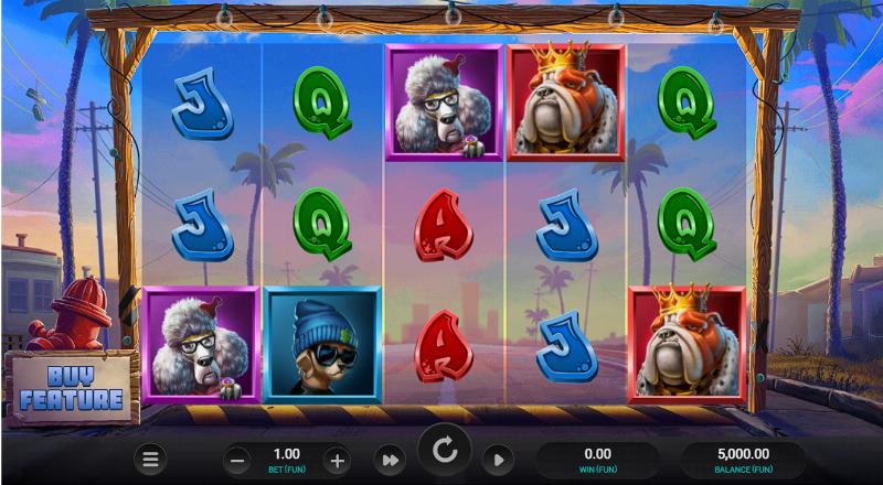Top Dawgs slot game artwork