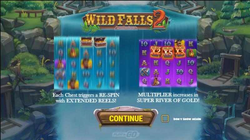 Wild Falls 2 slot game artwork