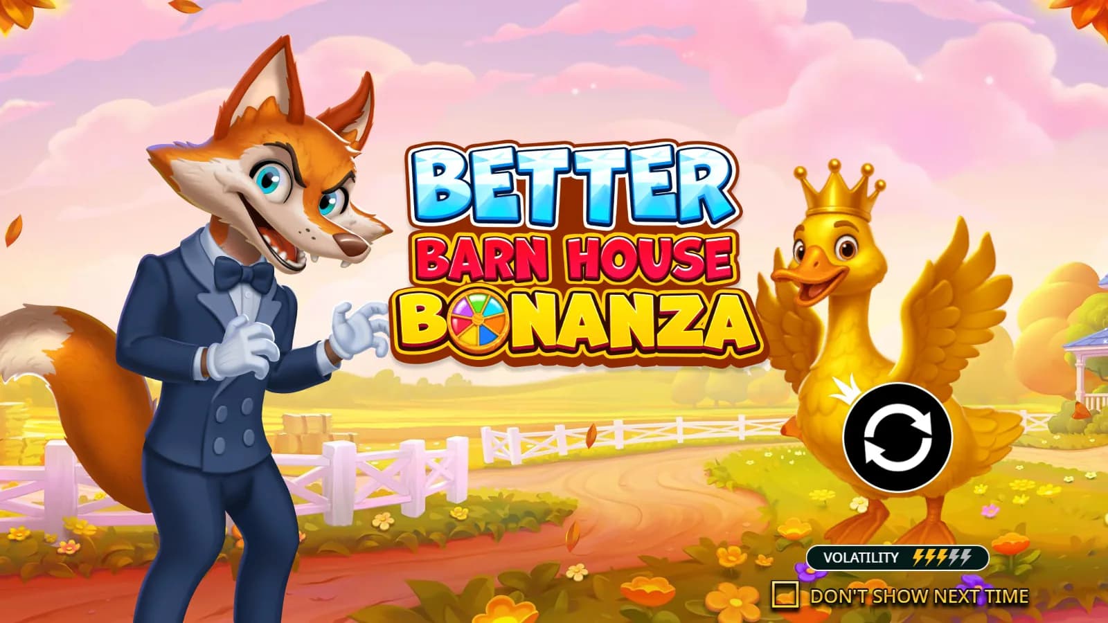 Better Barn House Bonanza official demo showing the complete farm grid and bonus wheels
