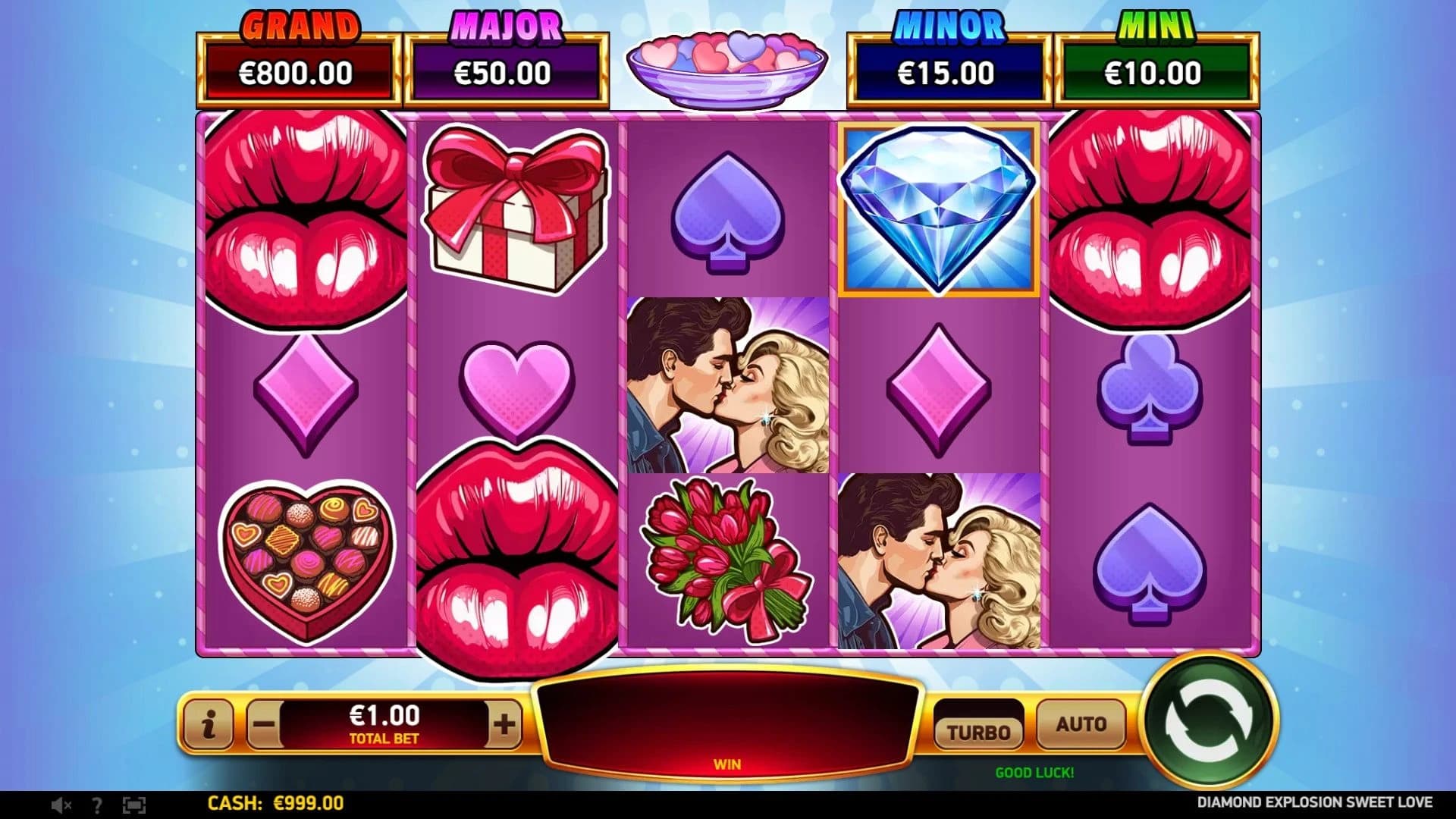 Diamond Explosion Sweet Love: Ordinary five-by-three field