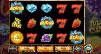 Hot & Win: Regular field containing three Bonus symbols
