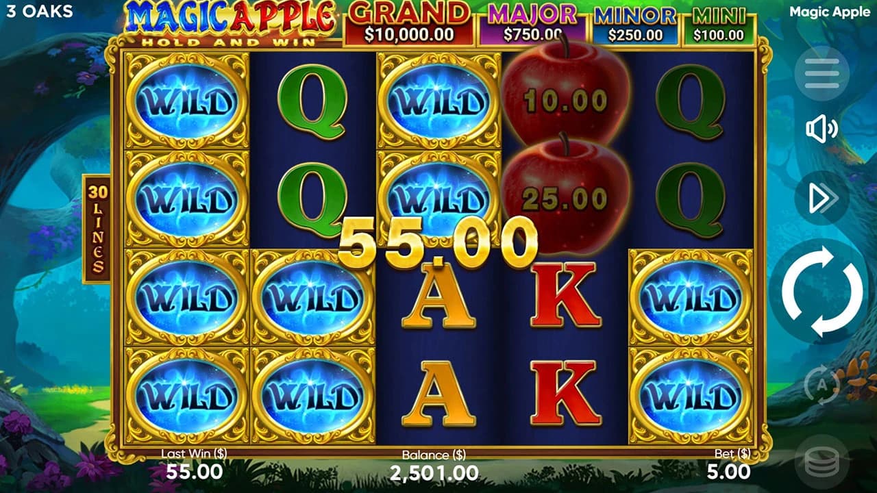 Magic Apple: Mirror Wilds on the original 30-line field