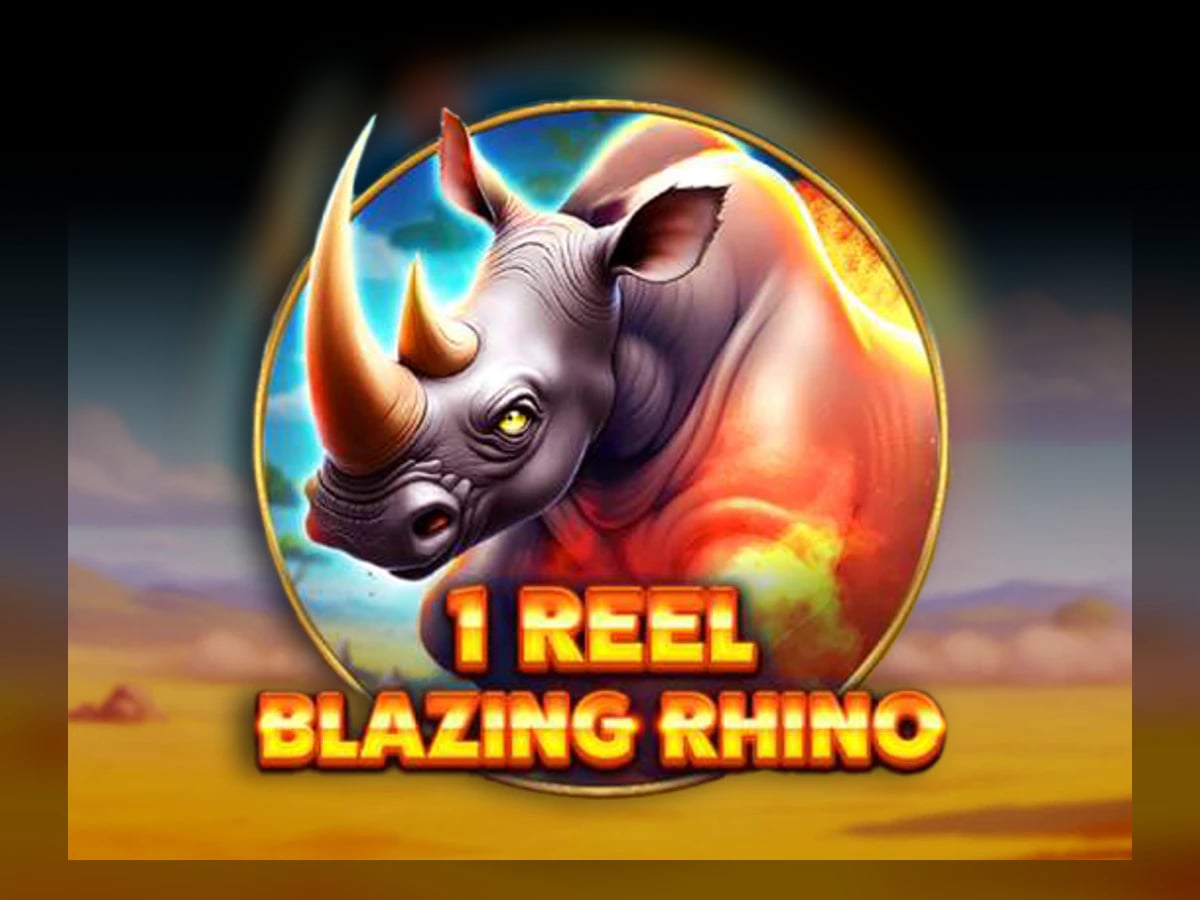 1 Reel - Blazing Rhino slot game artwork