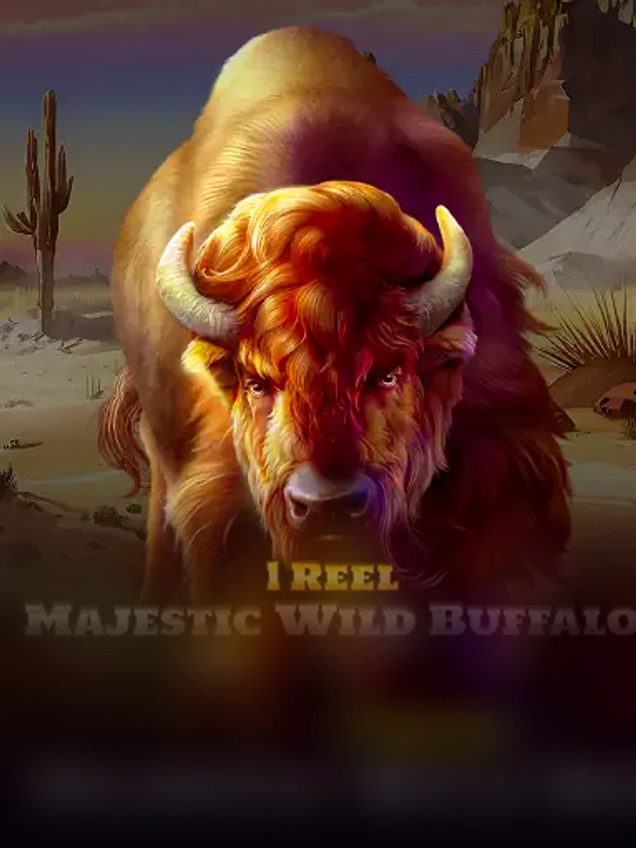 1 Reel - Majestic Wild Buffalo slot game artwork