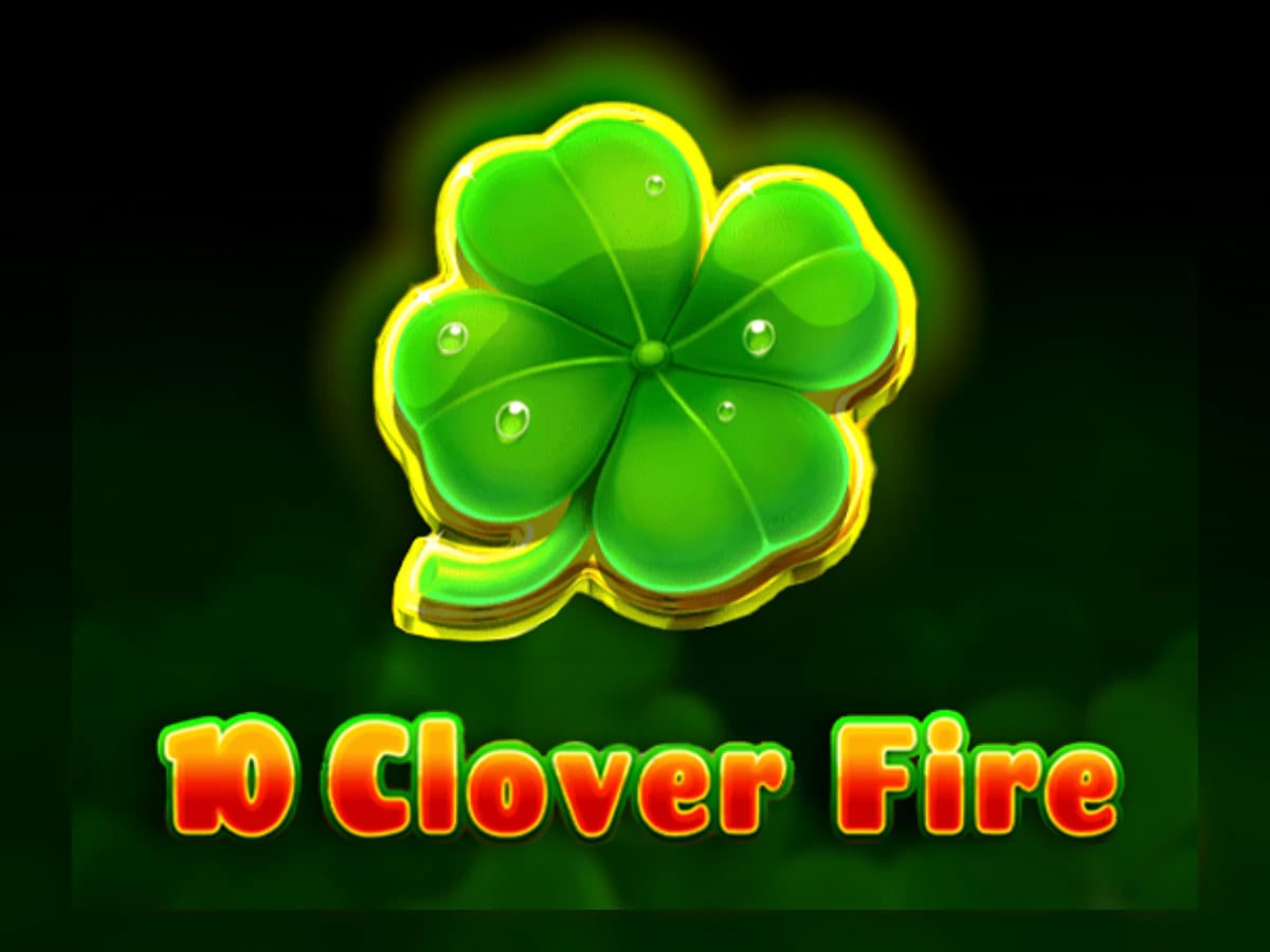 10 Clover Fire slot game artwork