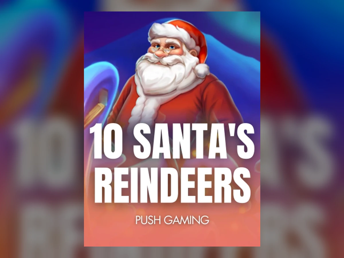 10 Santa's Reindeers slot game artwork