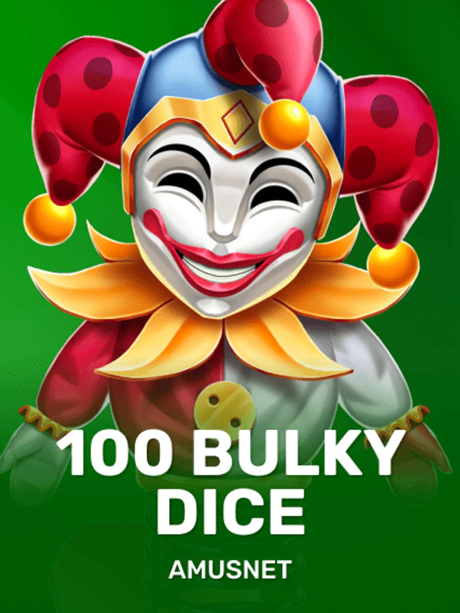 100 Bulky Dice slot game artwork