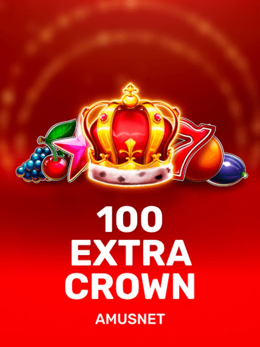 100 Extra Crown slot game artwork
