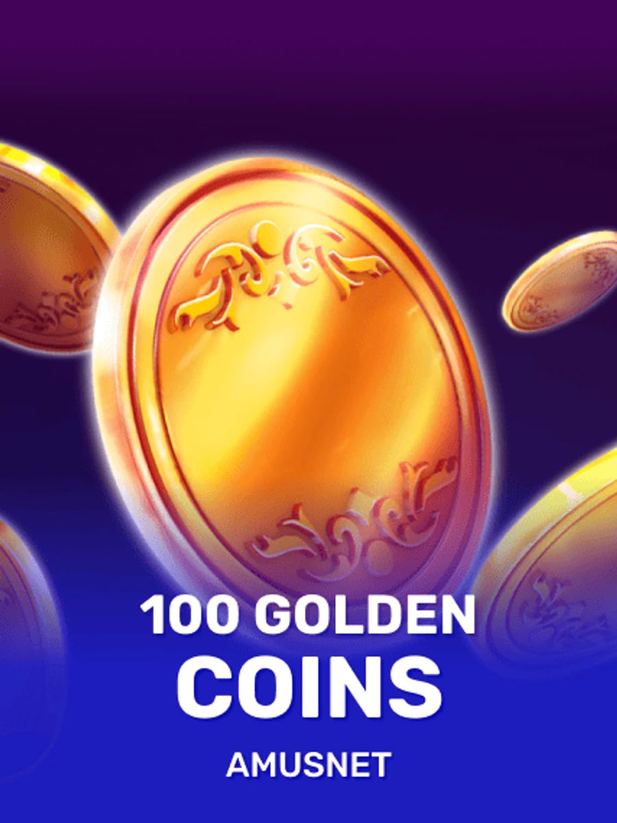100 Golden Coins slot game artwork
