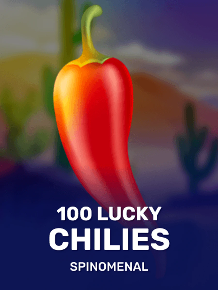 100 Lucky Chilies slot game artwork