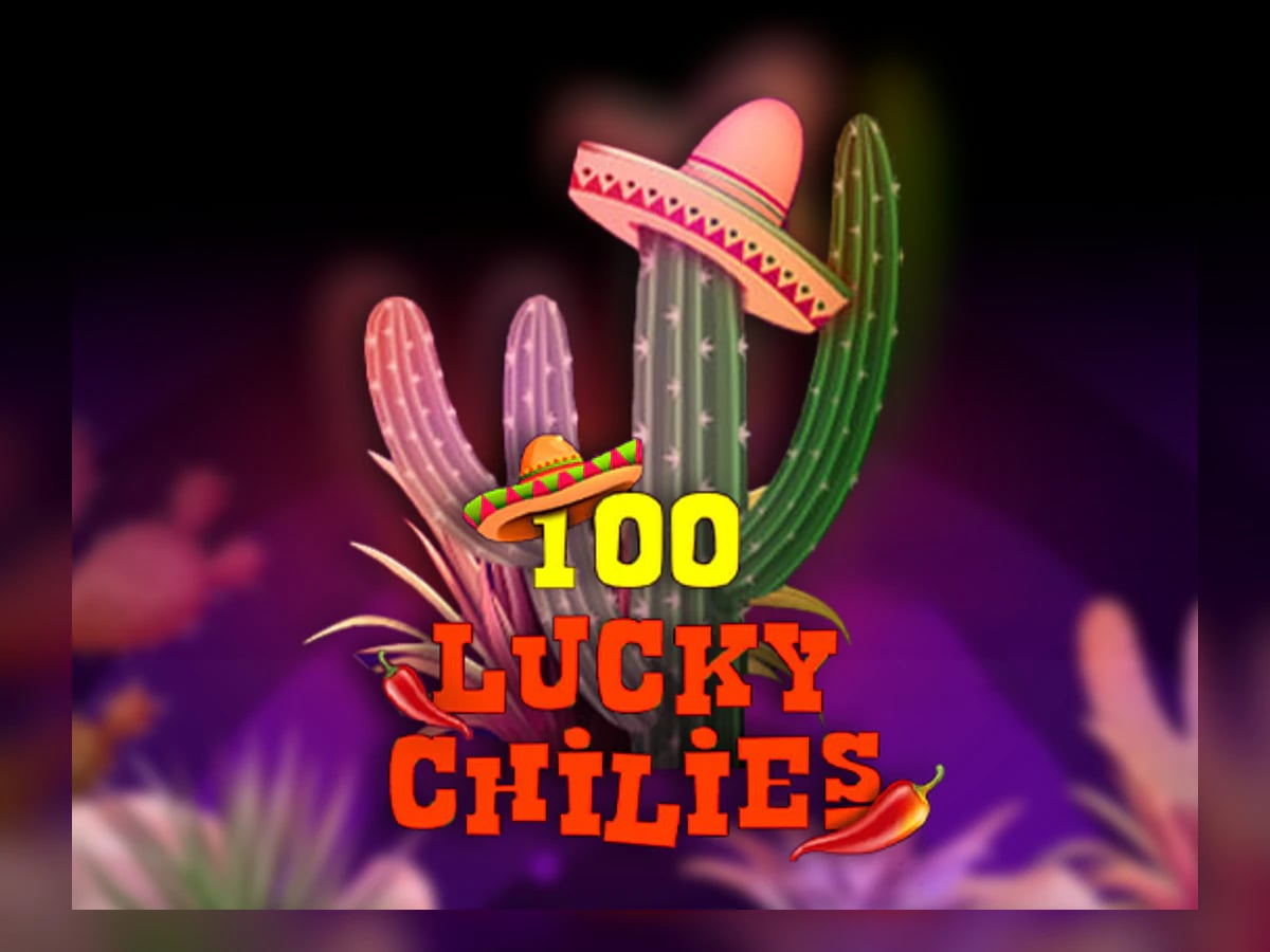 100 Lucky Chillies slot game artwork