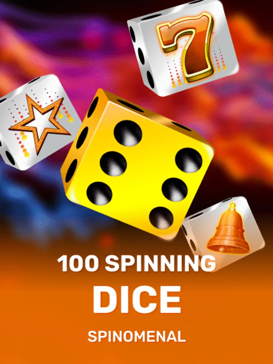 100 Spinning Dice slot game artwork