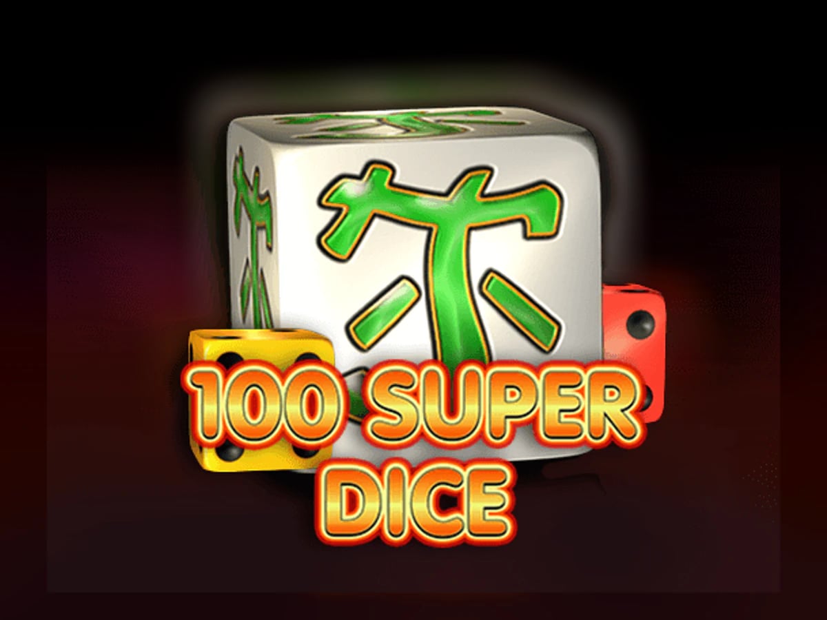 100 Super Dice slot game artwork