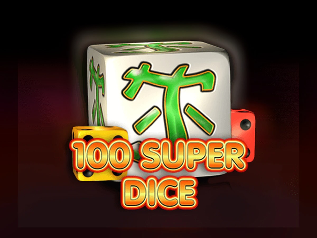 100 Super Dice slot game artwork