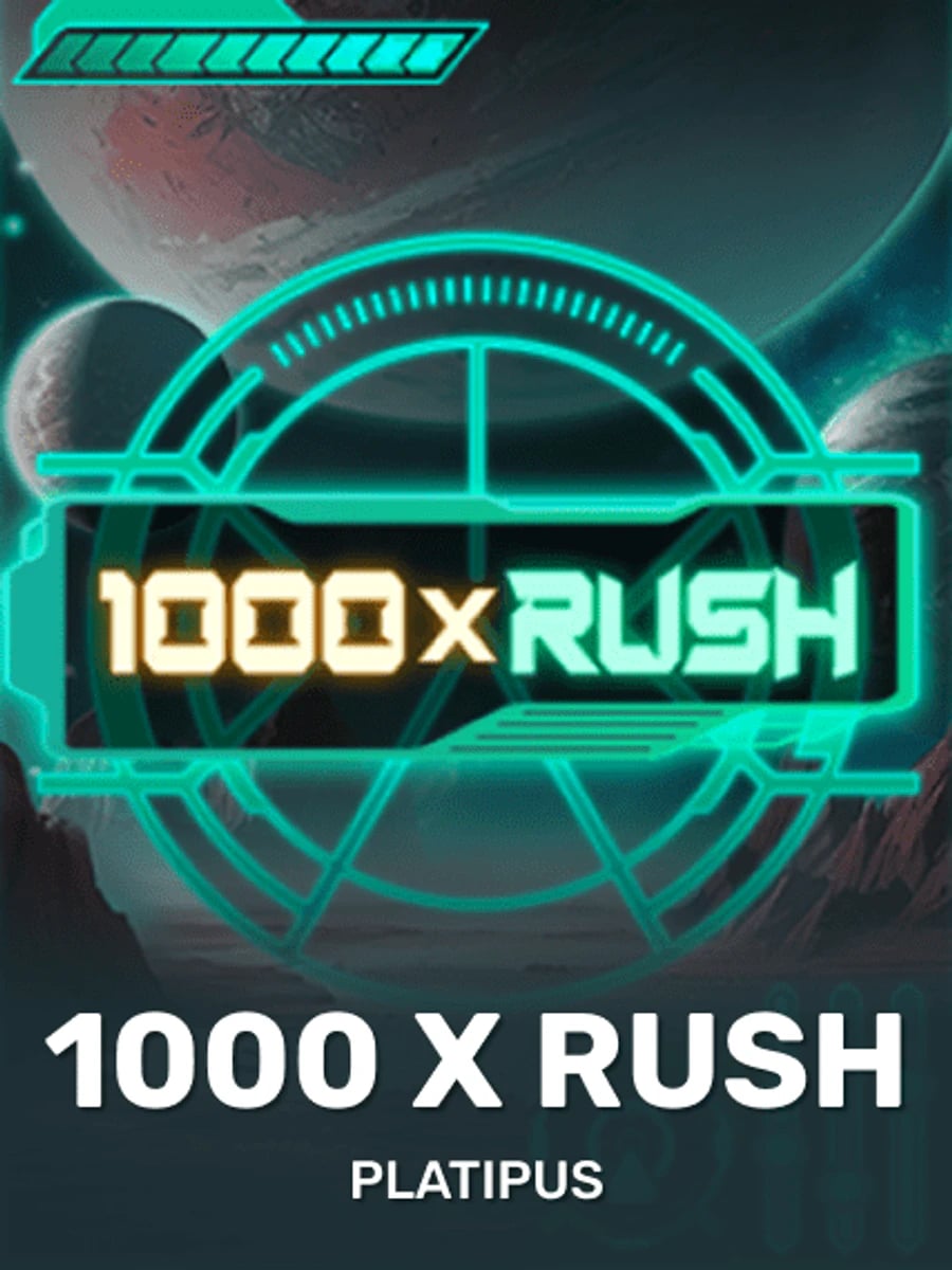 1000 x Rush slot game artwork