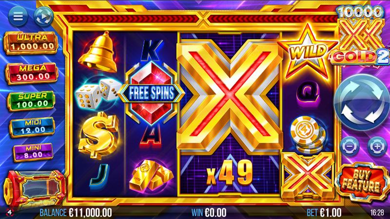 10000 Gold 2 slot game artwork