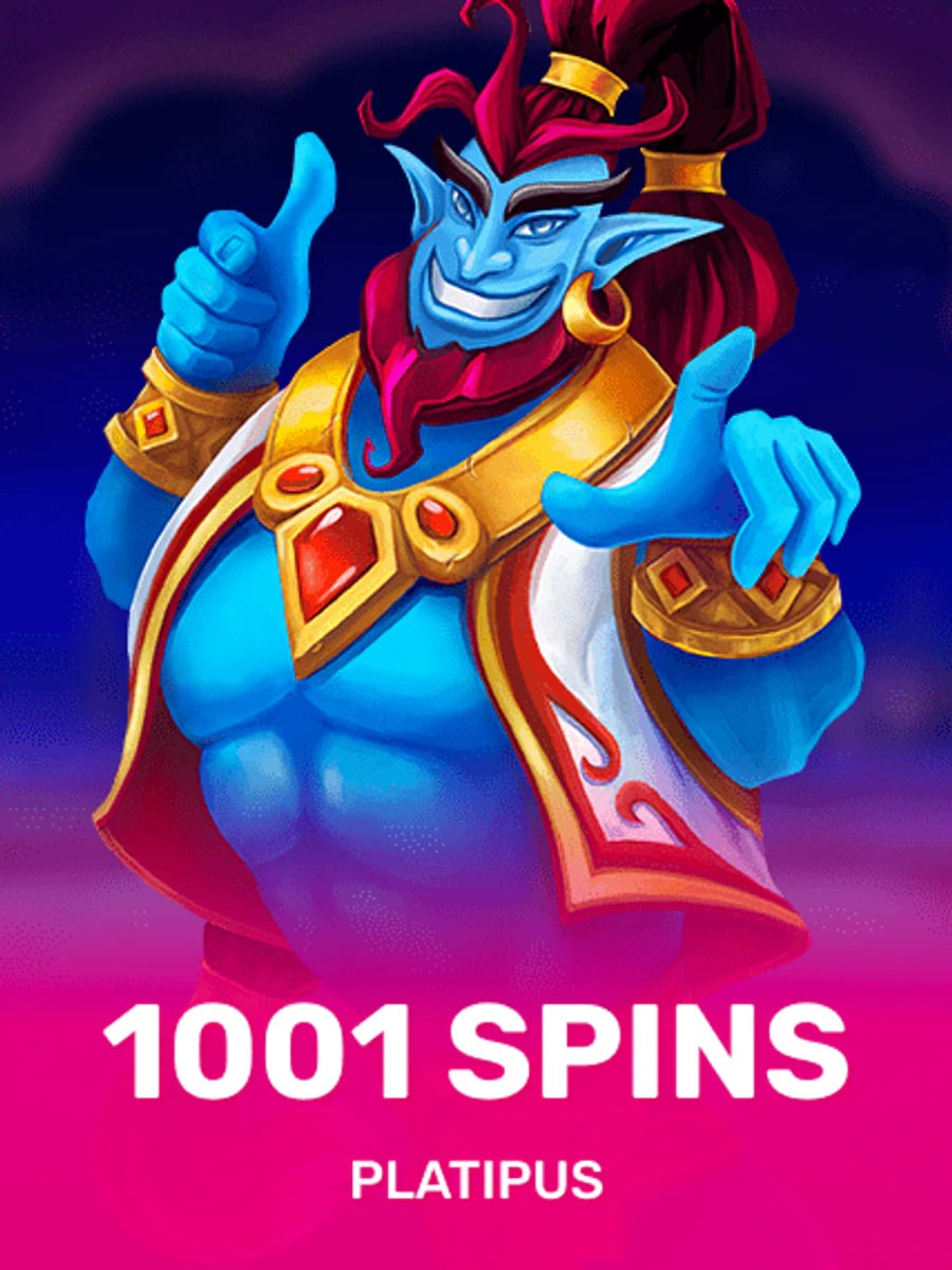 1001 Spins slot game artwork