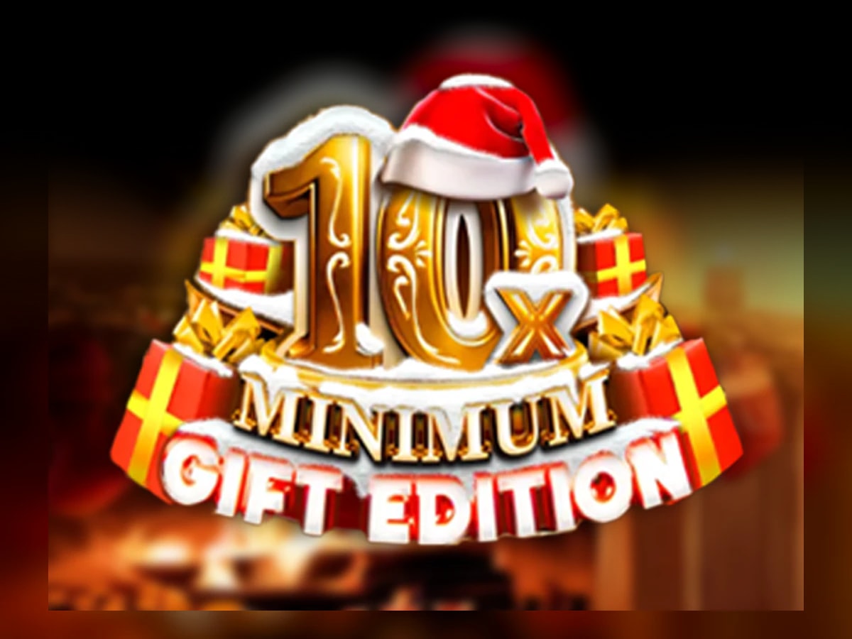 10x Minimum Gift Edition slot game artwork