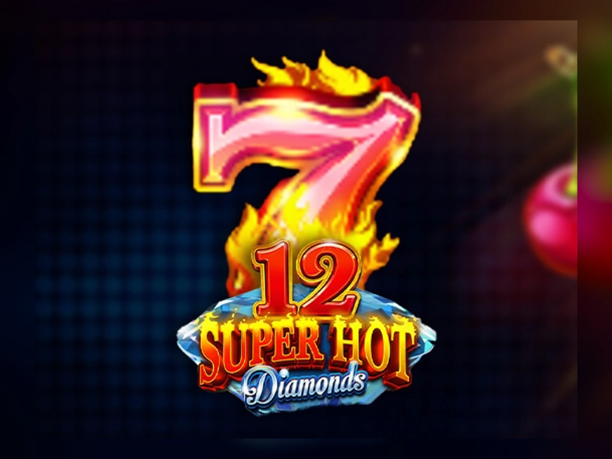 12 Super Hot Diamonds slot game artwork