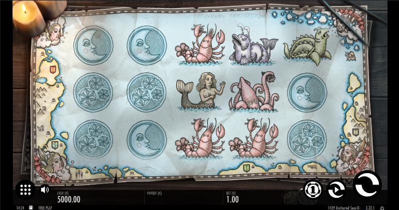 1429 Uncharted Seas slot game artwork