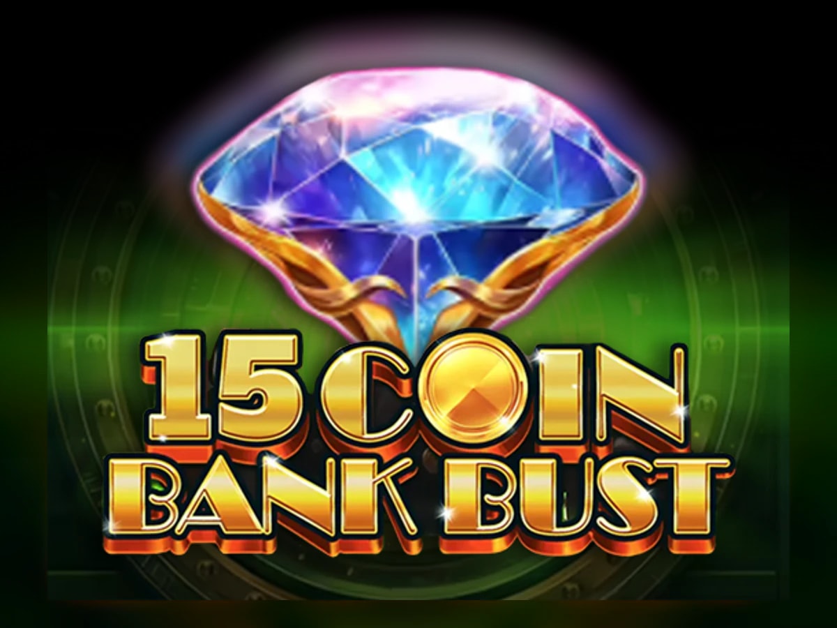 15 Coin Bank Bust slot game artwork