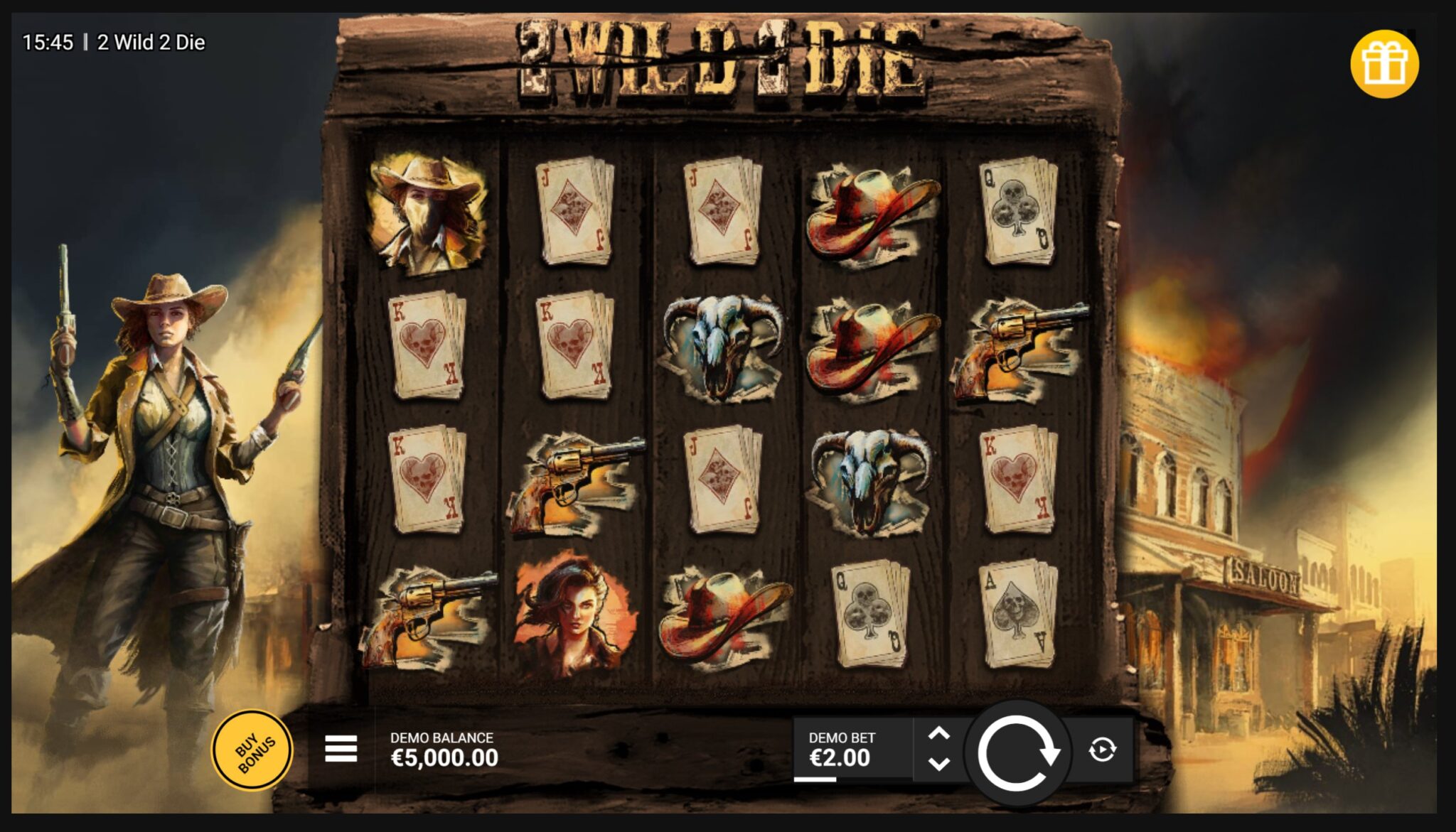 2 Wild 2 Die slot game artwork