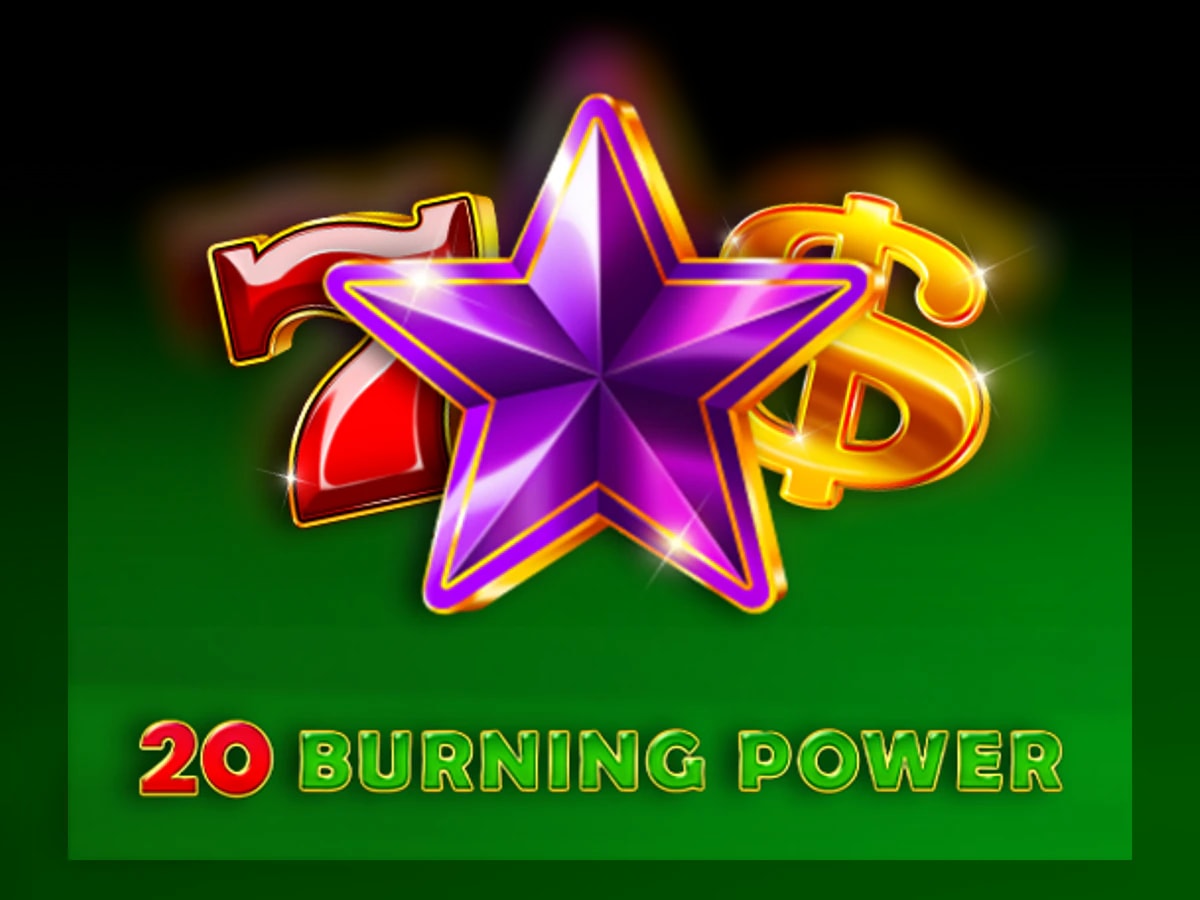 20 Burning Power slot game artwork