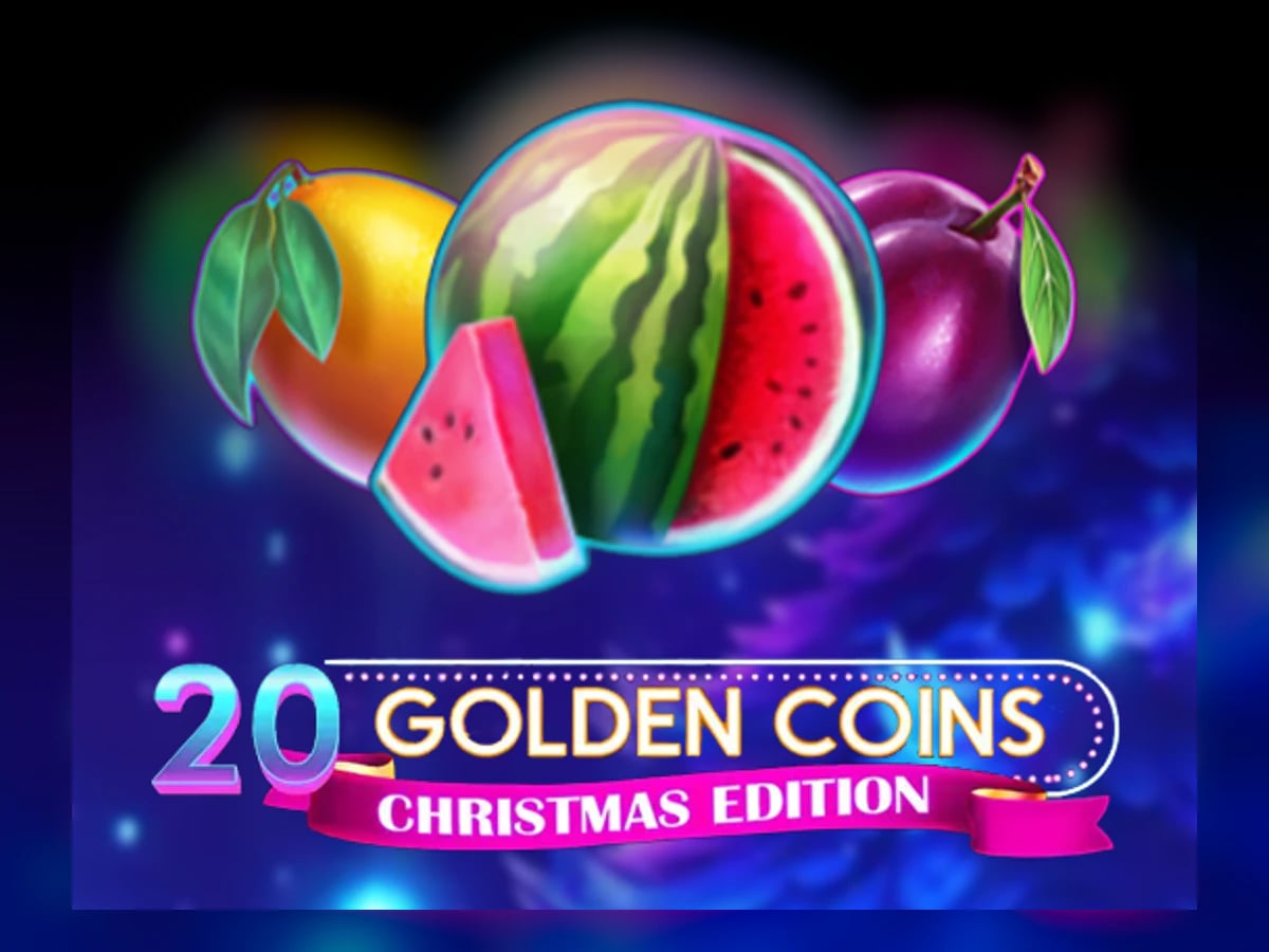 20 Golden Coins - Christmas Edition slot game artwork
