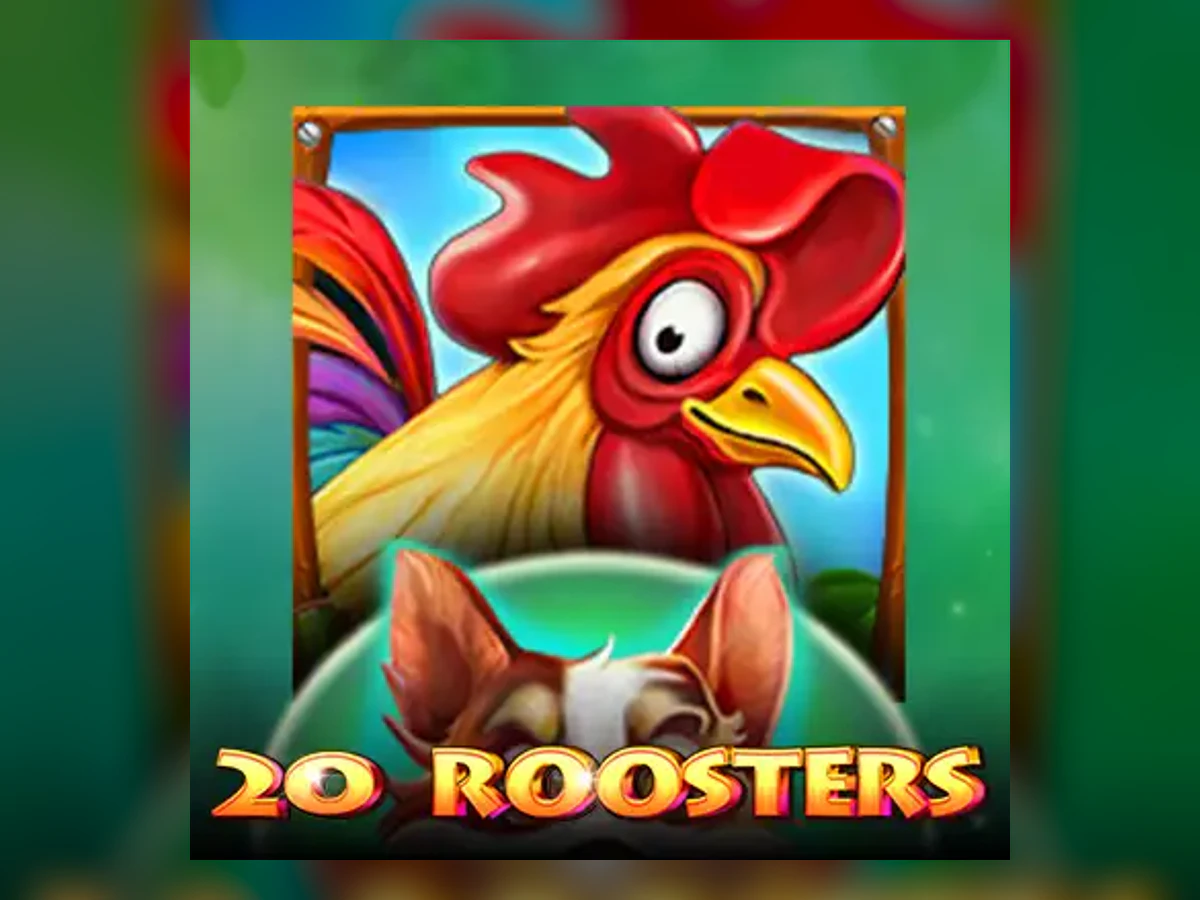 20 Roosters slot game artwork