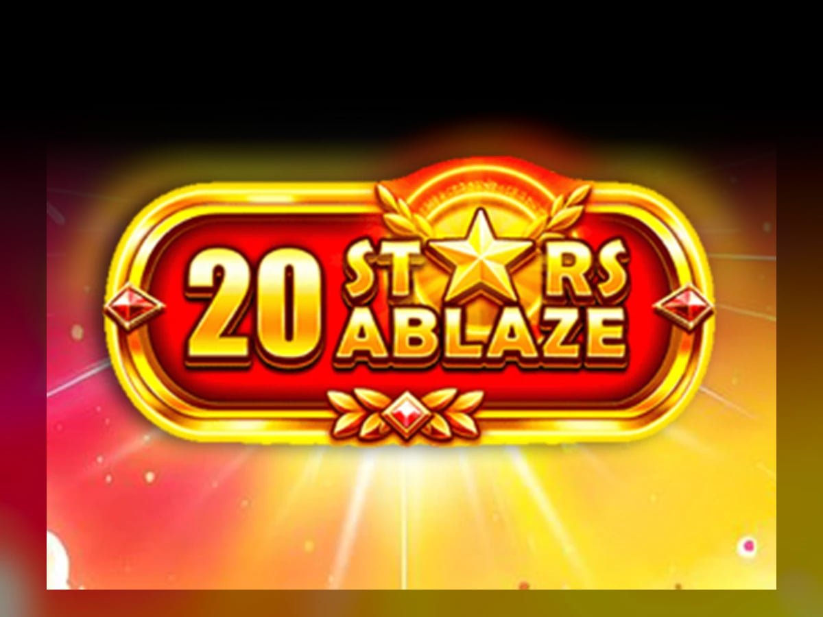 20 Stars Ablaze slot game artwork