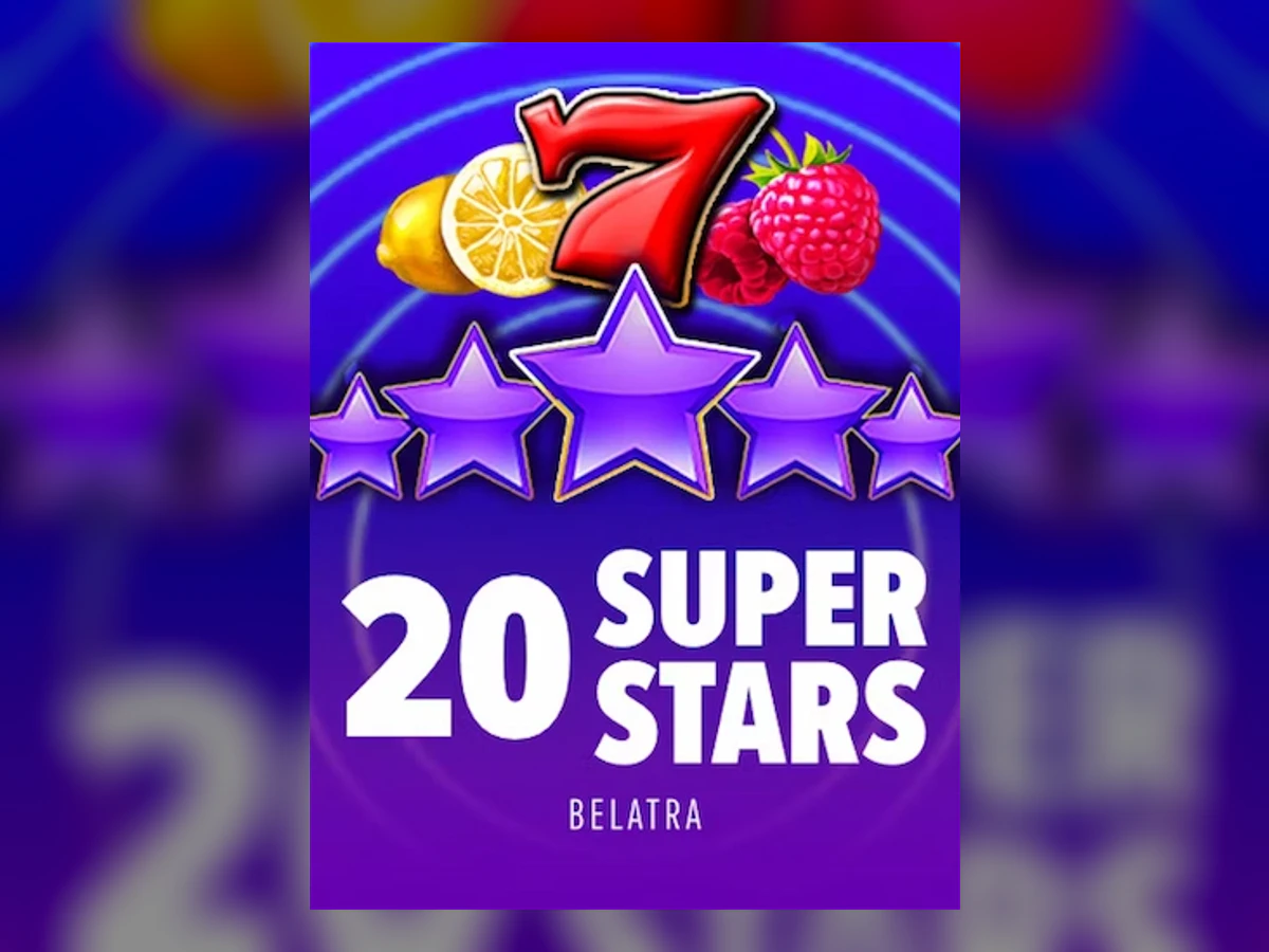 20 Super Stars slot game artwork