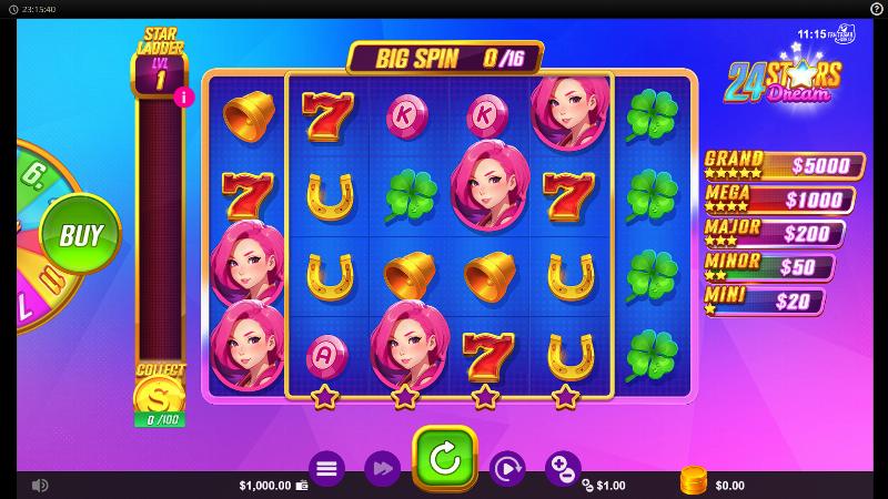 24 Stars Dream slot game artwork