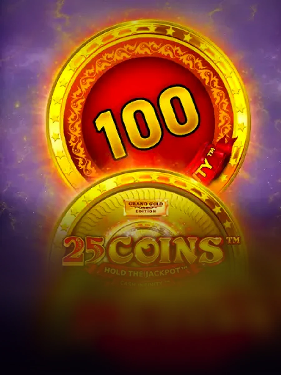 25 Coins Grand Gold Edition slot game artwork
