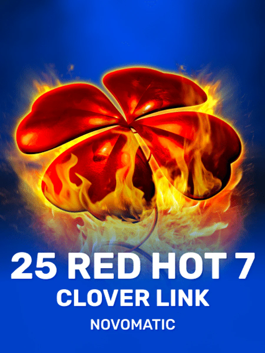 25 Red Hot 7 Clover Link slot game artwork